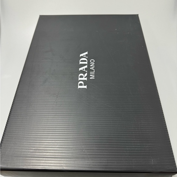 Prada Downtown Mid-Top Sneakers White Men’s UK 10.5/US 11.5 - Picture 7 of 7